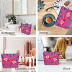Flamingo Makeup Bag For Women (9 x 7.1 inch / Flamingo)