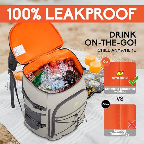 Backpack Cooler (2025-Light Gray-36Cans / 36 Cans)