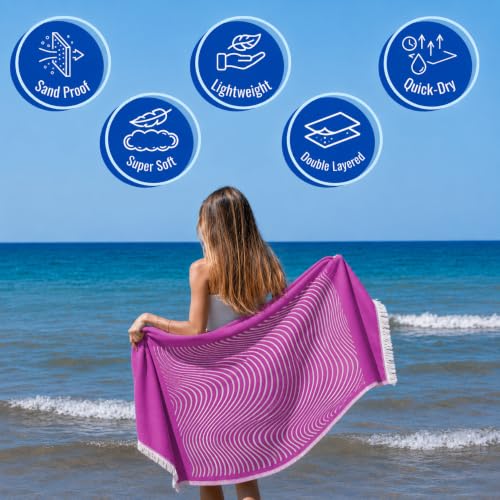Turkish Beach Towel (Purple)