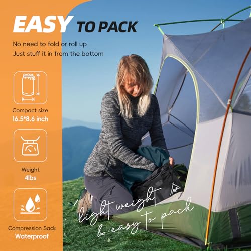 Flannel Sleeping Bag for Adults XL (Aegean Blue)