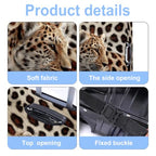Luggage Cover Washable Suitcase Protector Anti (Leopard / XL(fits 32-34Inch suitcase))