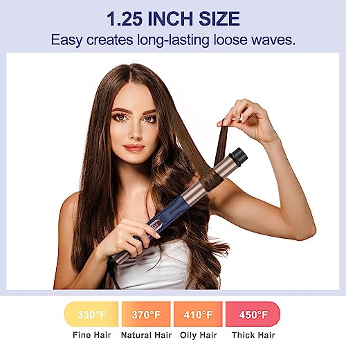 Hair Straightener and Curler (Prussian Blue)