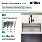 Dex 32 inch Undermount 16 Gauge Stainless Steel Single Bowl Kitchen Sink (32 Inch / Single Bowl)