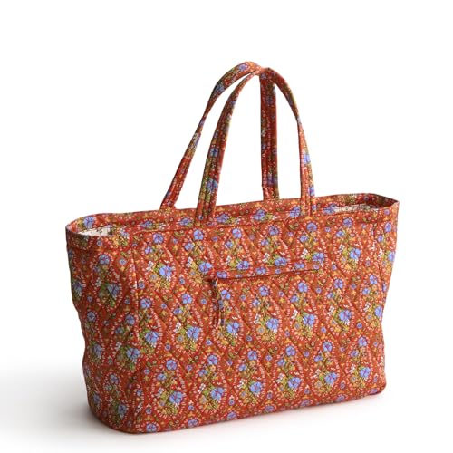 Women's Premium Cotton Knollton Travel Tote (One Size / Garden Paisley)