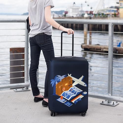 Travel Luggage Cover Suitcase Protector Fits 27 (Journey / L)