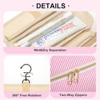 Hanging Toiletry Bag (Pink / S)