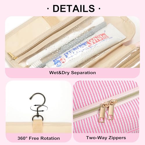 Hanging Toiletry Bag (Pink / S)