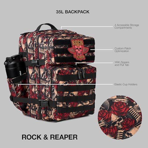 35L Tactical Gym Backpack (Rock & Reaper)