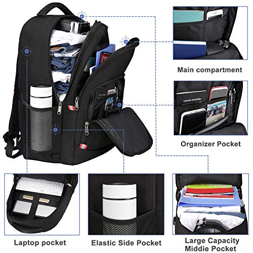 Laptop Backpack for Men (Large / Black)