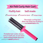 17 Teeth Curly Hair Brush (Round Purple)
