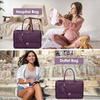 Travel Weekender Duffle Bags for Women (6-Dark Purple / X-Large)