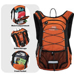 15L Insulated Hydration Backpack Pack with 2L Water Bladder Lightweight Hiking Backpack Bag for Women Men Daypack for Hiking Running Festival Camping Biking