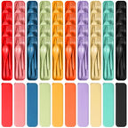 Reusable Travel Utensils Set with Case (40 Sets - Red, Pink, Dark Blue, Nordic Green, Yellow, Orange, Purple, Nordic Beige, Dark Green, Black)
