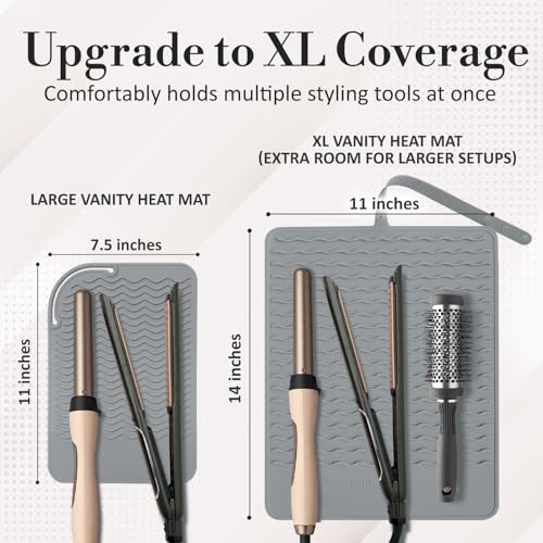 XL Vanity Mat (Gray / X-Large)