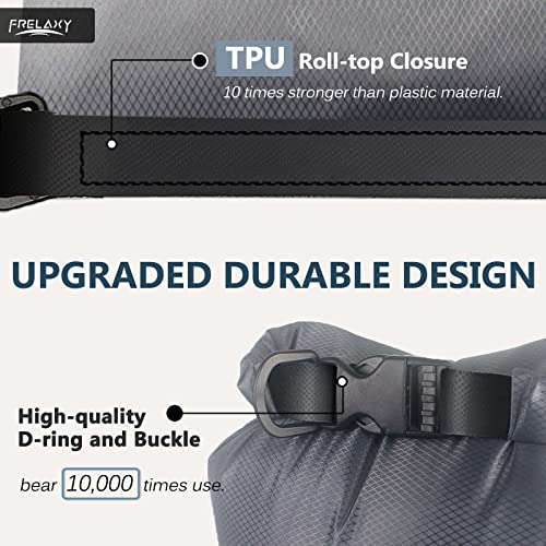 Waterproof Dry Bag 3 Pack (3 Pack - Gray)