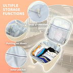 Expandable Luggage with Spinner Wheels (Blue visor)