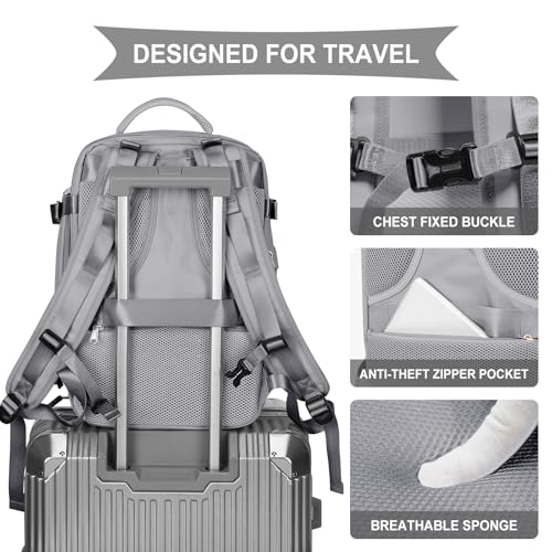 Vacuum Backpack Travel with Pump (A1-grey / 30 liters)