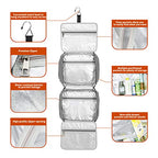 Hanging Travel Toiletry Bag (M-black)