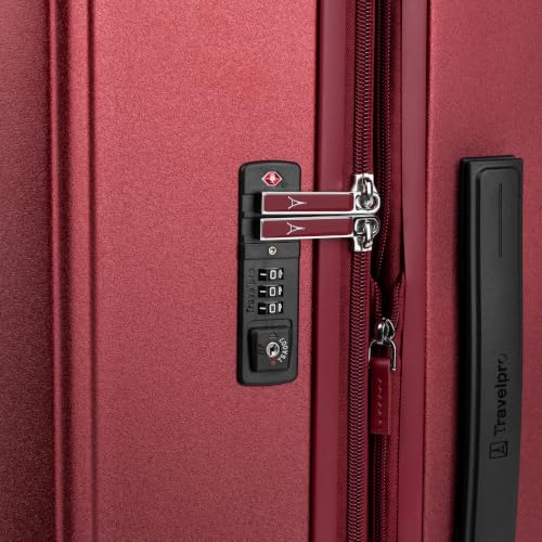 Platinum Elite Hardside Expandable Checked Luggage (Checked- Medium 25-Inch / Daring Red)