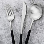 Gugrida 20-Piece 18/10 Stainless Steel Flatware Silverware, Luxury Dinnerware - Image 8
