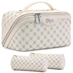 Travel Makeup Bag Cosmetic Bags for Women (A-8-White)