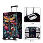 Luggage Cover Washable Suitcase Protector Anti (Dragonfly / XL(fits 32-34Inch suitcase))