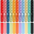 Reusable Travel Utensils Set with Case (55 Sets - Red, Pink, Dark Blue, Nordic Green, Yellow, Orange, Purple, Nordic Blue, Nordic Beige, Dark Green, Black)