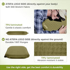 Inflatable Seat Cushion (2 Pack - Olive)