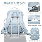Travel Backpack for Men Women (Light-blue / Large)