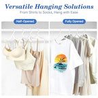 White Travel Hangers 10 Pack (10 Pack / White)