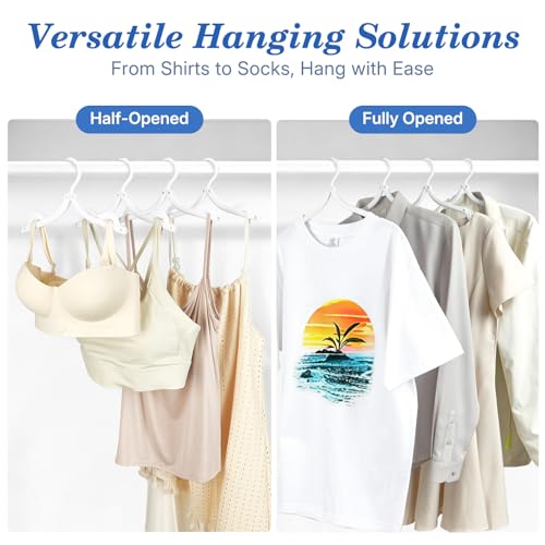 White Travel Hangers 10 Pack (10 Pack / White)