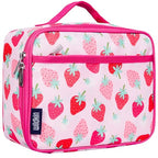 Kids Insulated Lunch Box (9.75 x 7 x 3.25 inches / Strawberry Patch)