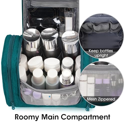 Large Hanging Toiletry Bag for Women (Teal)