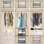 90L Clothes Storage (4 Pack-90l / Beige)
