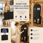 Hanging Luggage Garment Bag Set (Garmentbag 54INCH 2 pack)