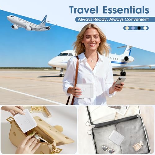 Travel Bottles TSA 4x2oz With Case Leak (White)