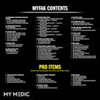 MyFAK PRO IFAK Trauma Kit & First Aid Kit with Tourniquet (Red / PRO)
