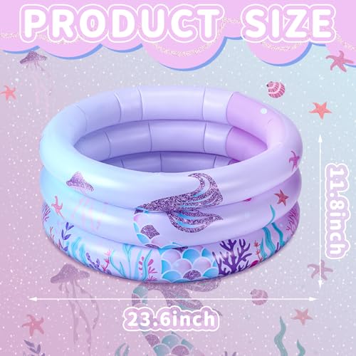 Inflatable Mermaid Cooler (Light Purple / Mermaid)