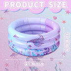 Inflatable Mermaid Cooler (Light Purple / Mermaid)