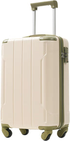 Merax 20 Inch Carry On Luggage Airline Approved, Hardshell ABS Suitcase by Merax