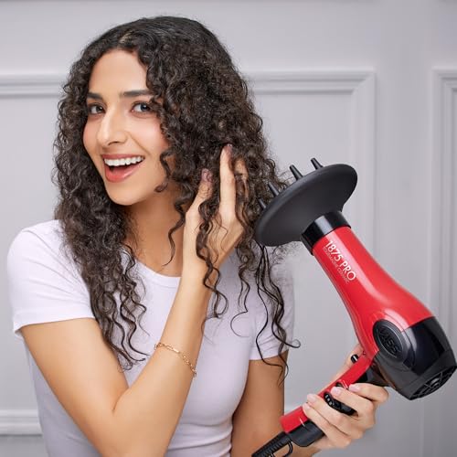 1875 Watt Pro Tourmaline Ceramic Hair Dryer (8 Piece Set / 7 Accessories)