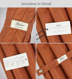 Folding Umbrella Lux Hardwood Handle Herringbone Gold Flame (Herringbone Gold Flame)