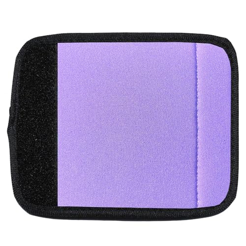 Neoprene Luggage Handle Wraps for Suitcases Bright Color Luggage Tags (Violet)