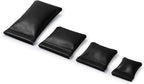 2 Pack PU Leather Slim Engagement Wedding Ring Pouch Leather Jewelry Pouch - Image 2