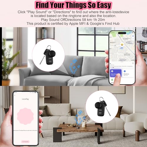 2026 Air Tracker Smart Tags Android & iOS (Gray)