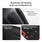 Hydration Backpack 18L Hiking Water Backpack with Water Bladder 2L (Red / 2L Bladder)