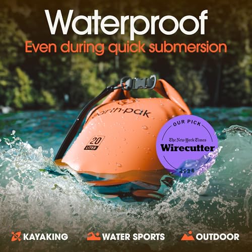 55L Waterproof Dry Bag Backpack (55L / Orange)