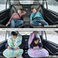 Travel Pillow Car Pillow Kid Car Sleeping Large Colorful Green (E-colorful Green)