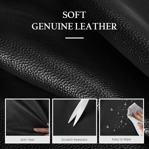 Black Genuine Leather Crossbody Bags for Women Travel Wallet Purse (Z02-black)
