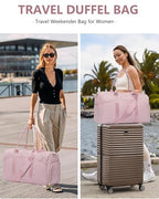 Women Weekender Travel Duffle Bag (20-Pink - 3 PCS / Large)